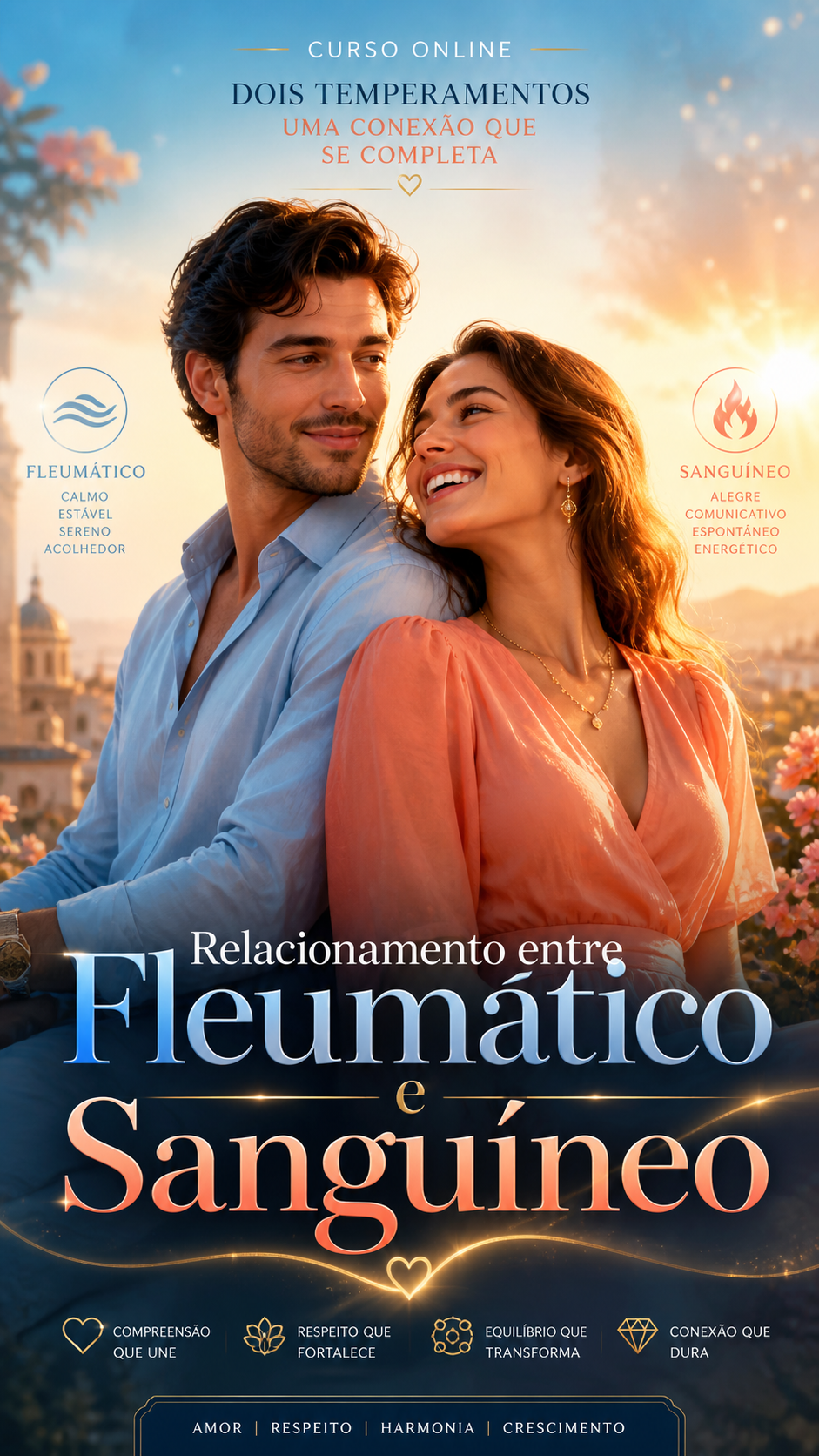 Relacionamento entre Fleumático e Sanguíneo